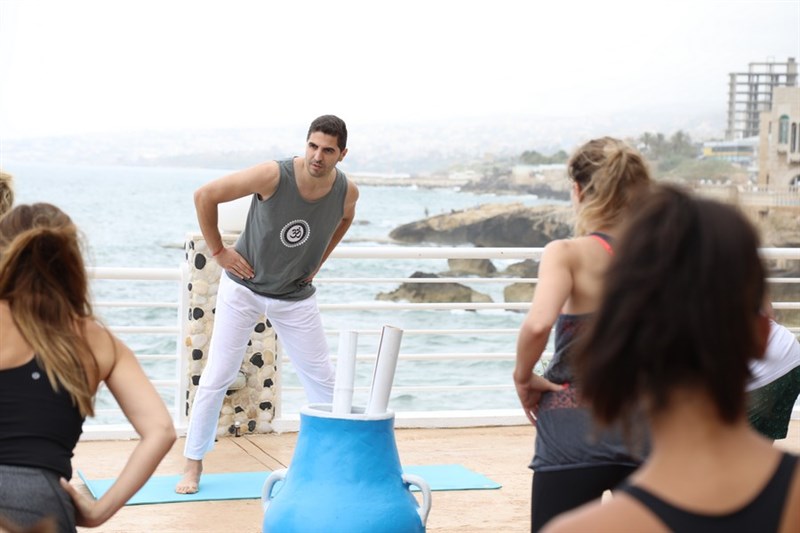 Hatha Yoga Session at Le Blanc Bleu